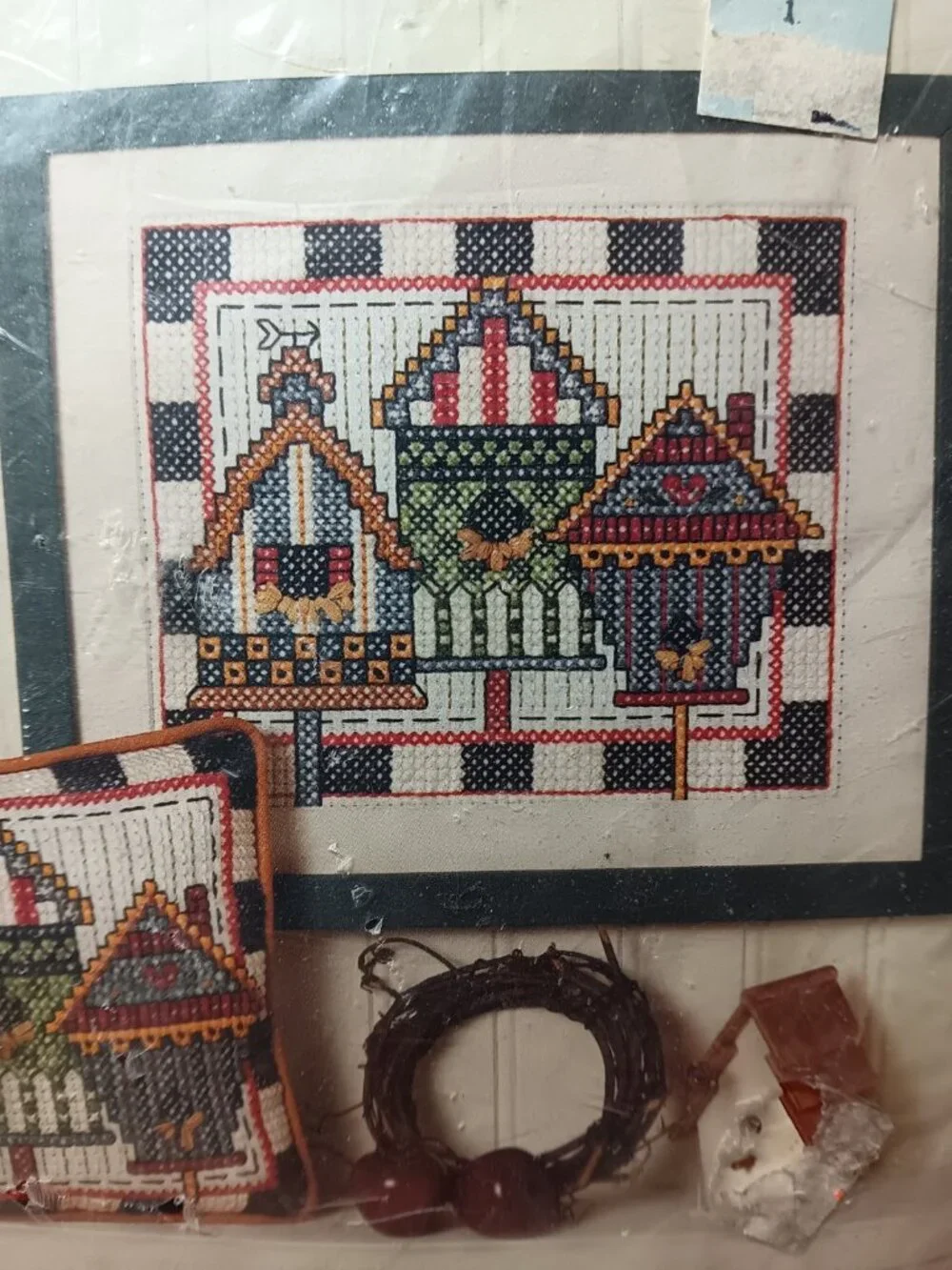 Dimensions 72231 Counted Cross Stitch Birdhouse Trio